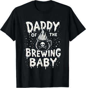Daddy of the Brewing Baby Halloween Pregnancy Party Costume T-Shirt - T-Shirt | Black