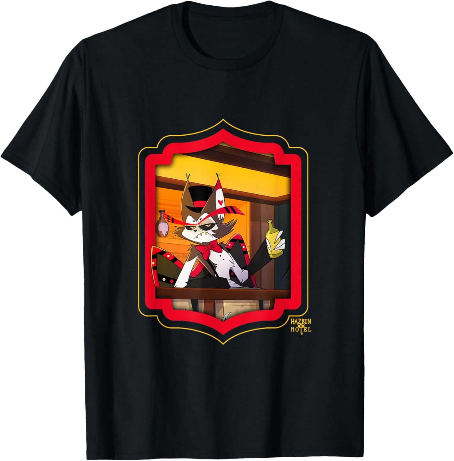 Hazbin Hotel - Husk T-Shirt - T-Shirt | Black