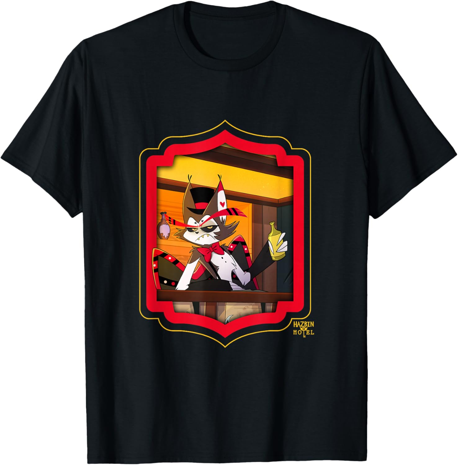 Hazbin Hotel - Husk T-Shirt - T-Shirt | Black