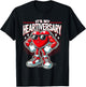 It's My Heartiversary CHD Awareness Hearts diseases Surgery T-Shirt - T-Shirt | Black