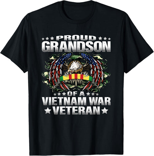 Proud Grandson Of A Vietnam Veteran Military Vets Family