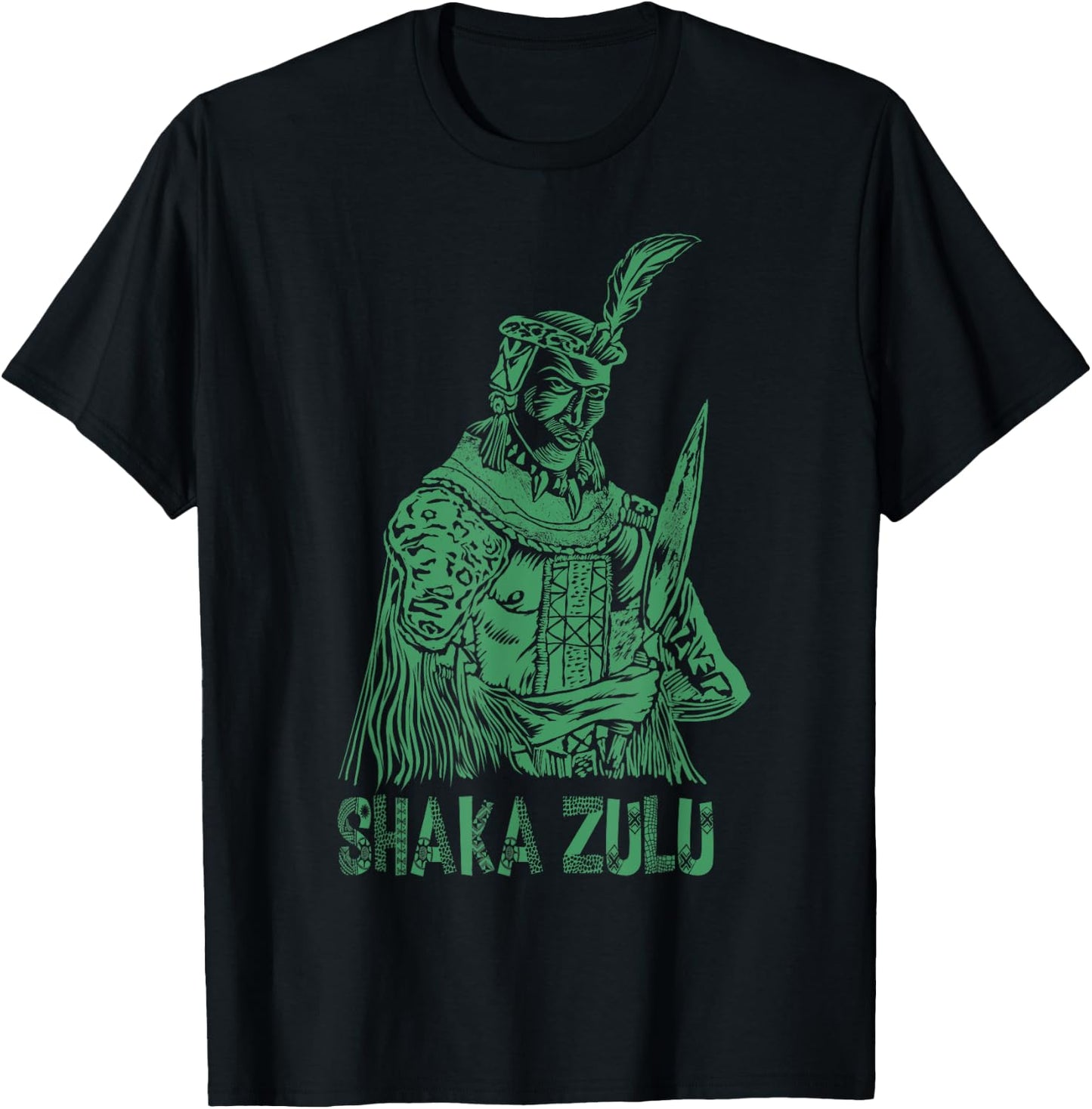 Cool Shaka Zulu African King Pride Funny Gift Women T-Shirt - T-Shirt | Black