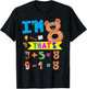Maths 8th Birthday Outfit Idea For Kids & 8 Year Old Number T-Shirt - T-Shirt | Black
