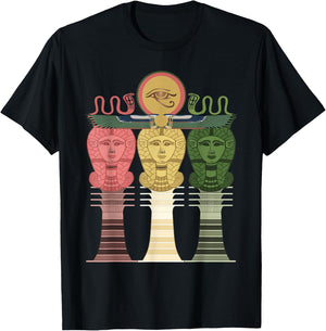 Ancient Egyptian Goddess Hathor T-Shirt - T-Shirt | Black