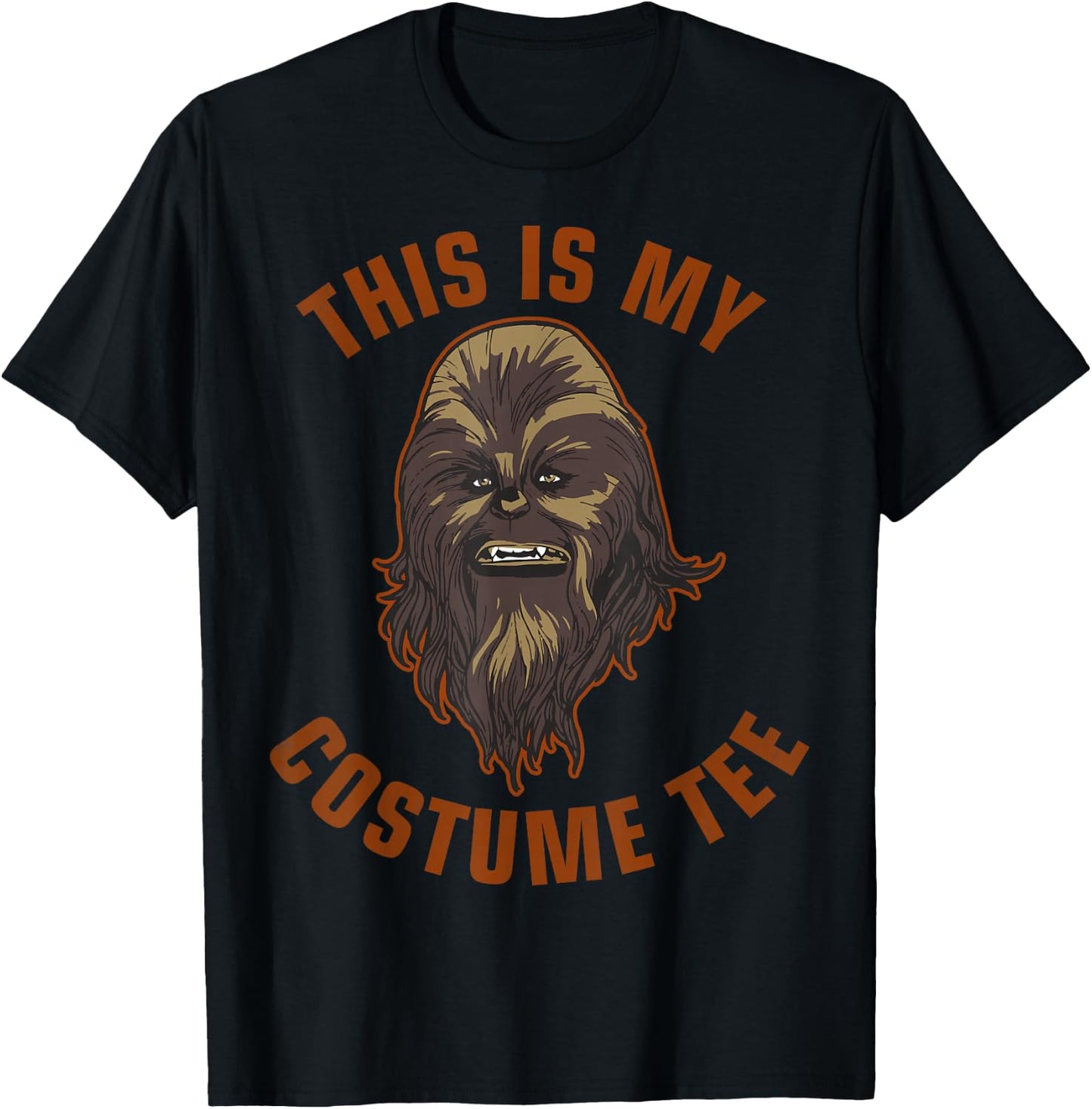 Star Wars Chewbacca Costume Halloween T-Shirt - T-Shirt | Black