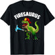 Future Firefighter Art for Boys Kids Fire Department Fireman T-Shirt - T-Shirt | Black