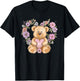 Cartoon Teddy I Cute Teddy Bear T-Shirt - T-Shirt | Black