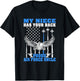 My Niece Has Your Back Proud Air Force Uncle Military Family T-Shirt - T-Shirt | Black