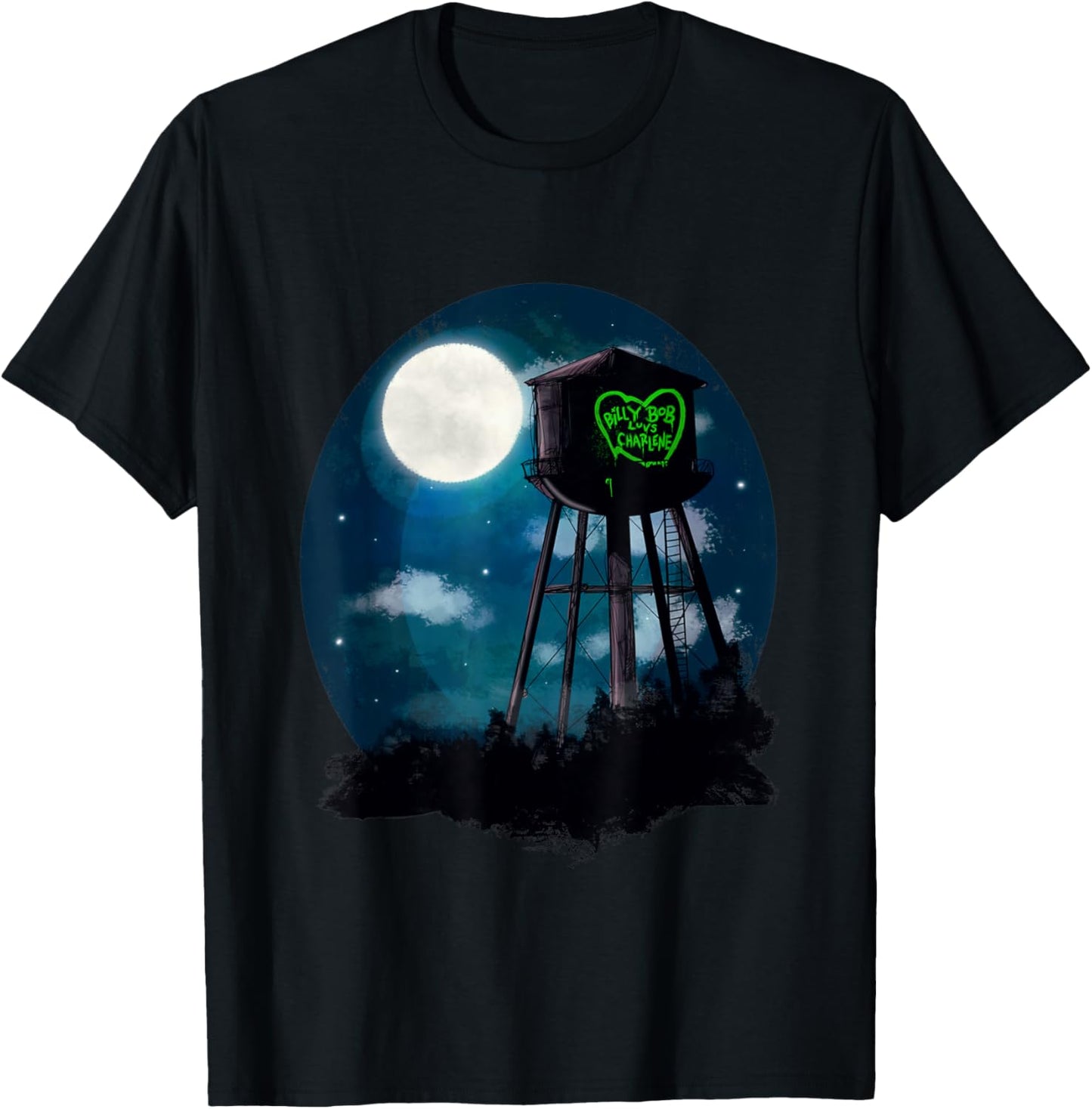 Billy Bob Loves Charlene T-Shirt - T-Shirt | Black