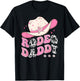 Rodeo Daddy Pink CowGirl 1St Birthday Family Matching T-Shirt - T-Shirt | Black