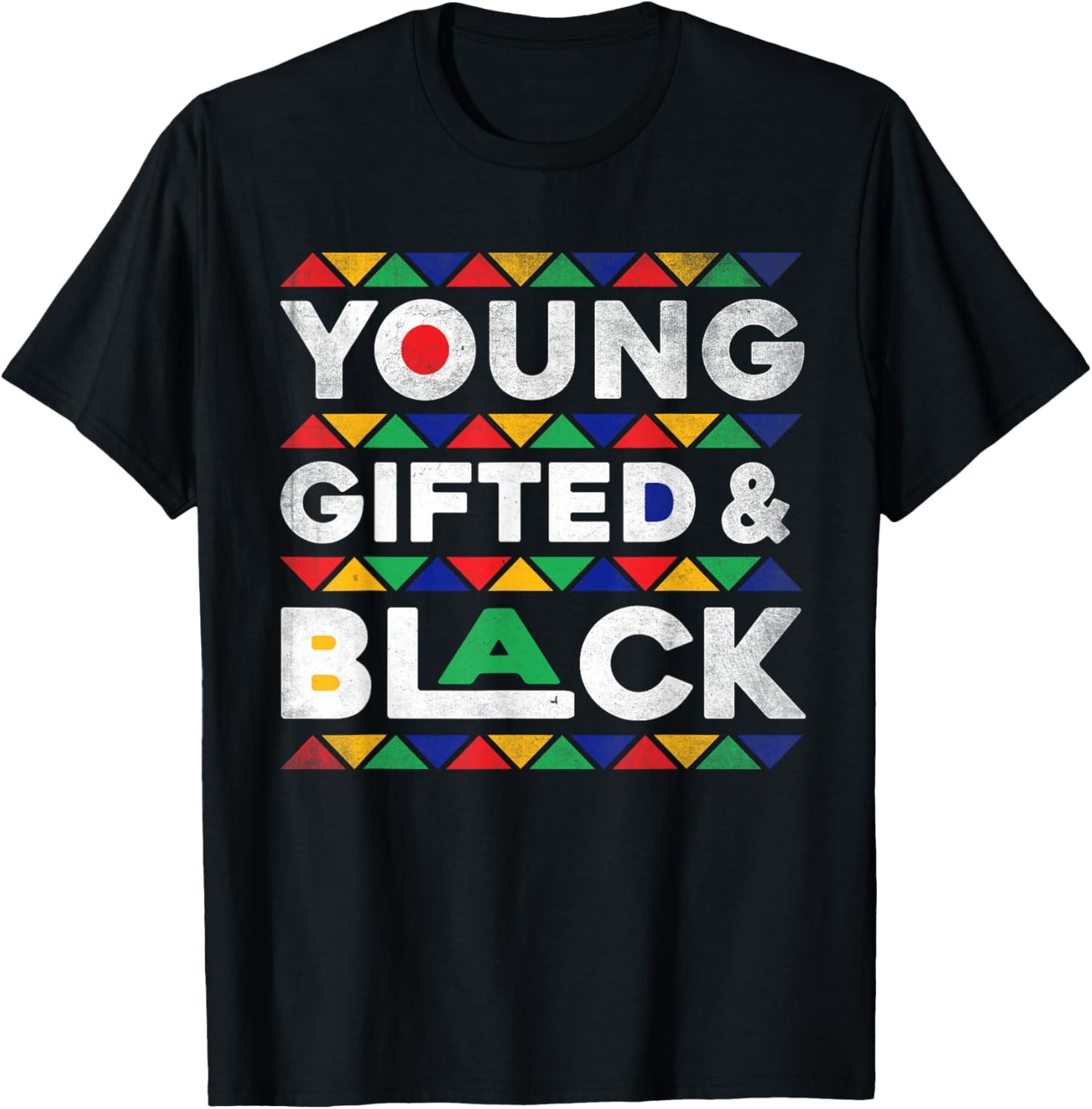 Young Gifted And Black African Pride Black History Boy Girls T-Shirt - T-Shirt | Black