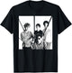REM New York Band B&W Photo By George DuBose T-Shirt - T-Shirt | Black
