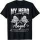 My Hero Is Now My Angel Brain Tumor Neurosurgeons T-Shirt - T-Shirt | Black