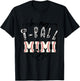 In My T-ball Mimi Era Camo -ball Matching Family Sport T-Shirt - T-Shirt | Black