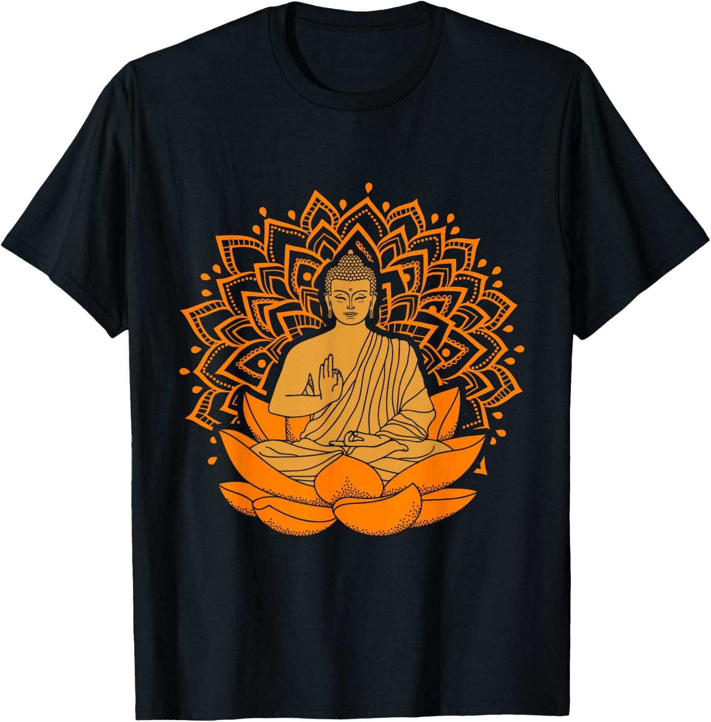 Buddha Inner Peace Relax and Let it Go T Shirt T-Shirt - T-Shirt | Black