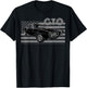 1968 1967 1965 GTO Classic Car Old School Muscle Car 64 70 T-Shirt - T-Shirt | Black