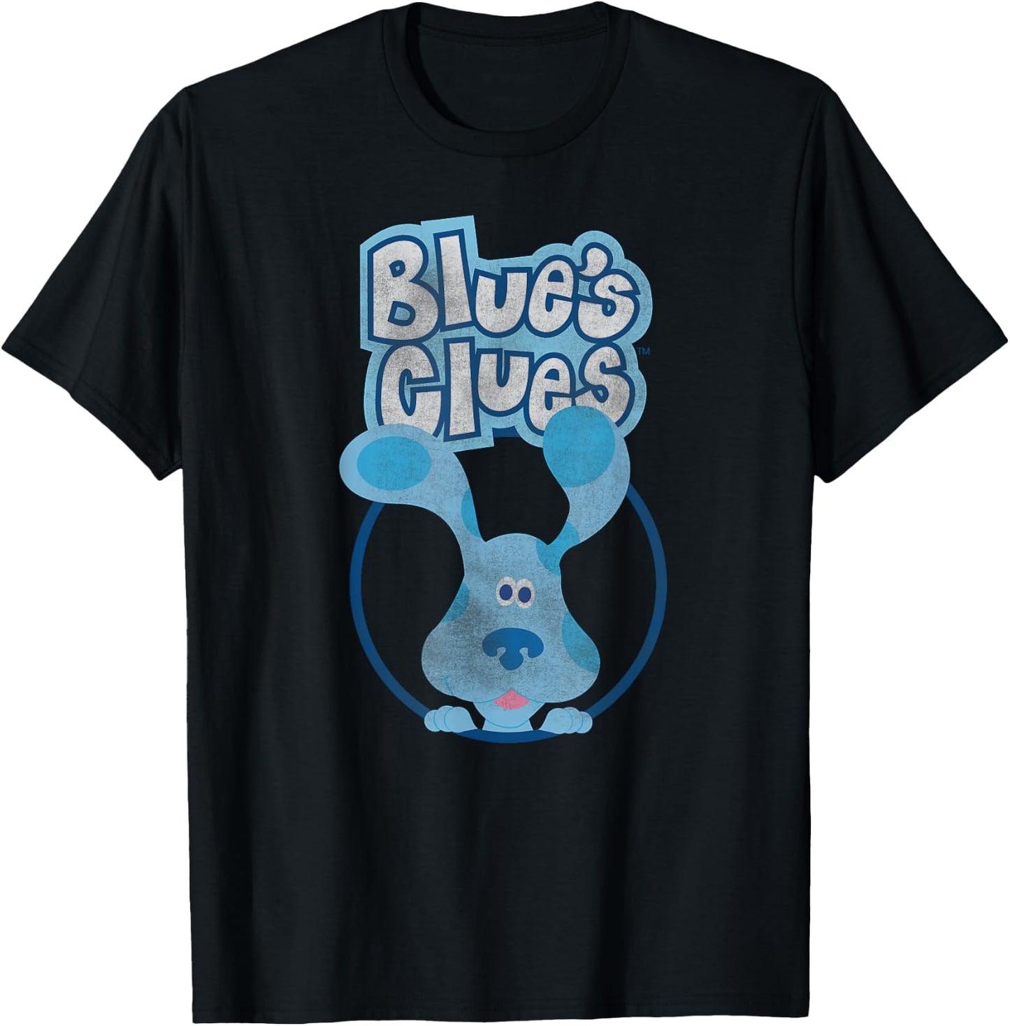Blues Clues in A Circle T-Shirt - T-Shirt | Black