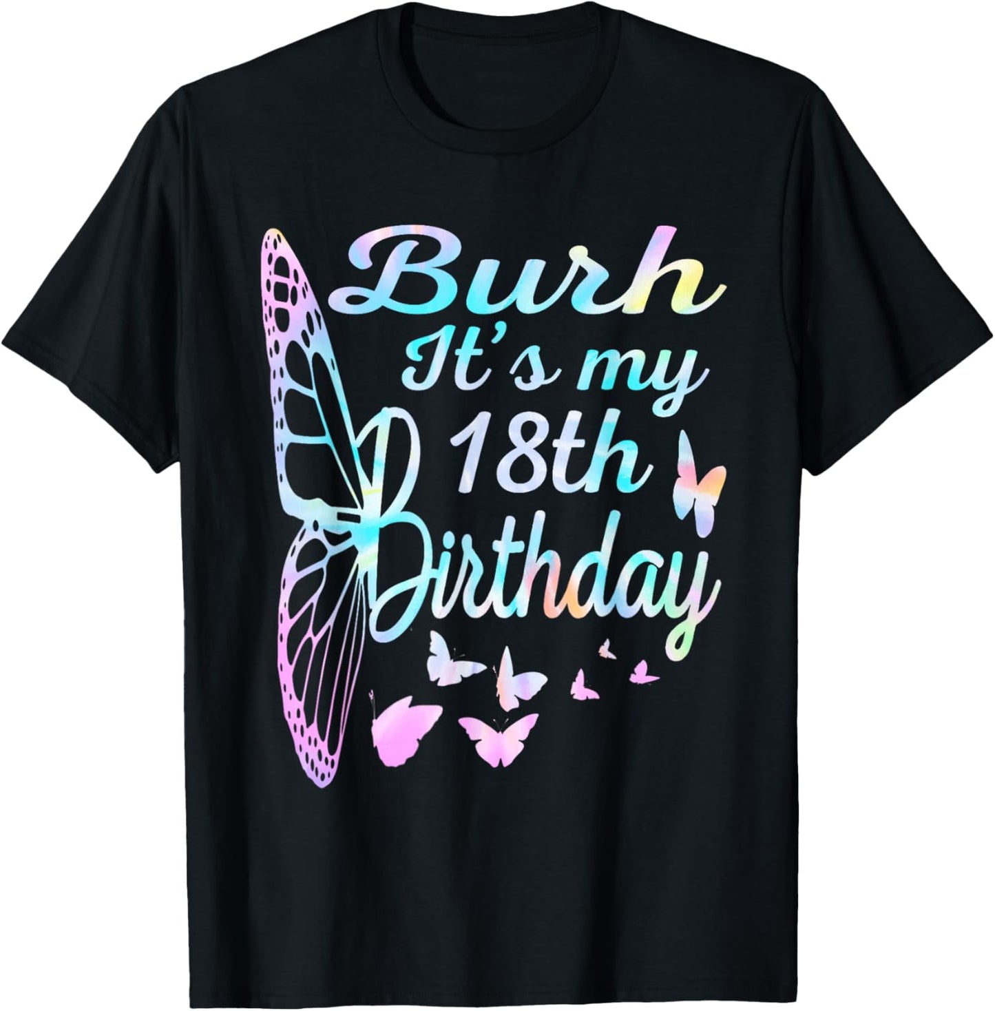 Bruh It's My 18th Birthday 18 Year Old 18th Birthday Girl T-Shirt - T-Shirt | Black