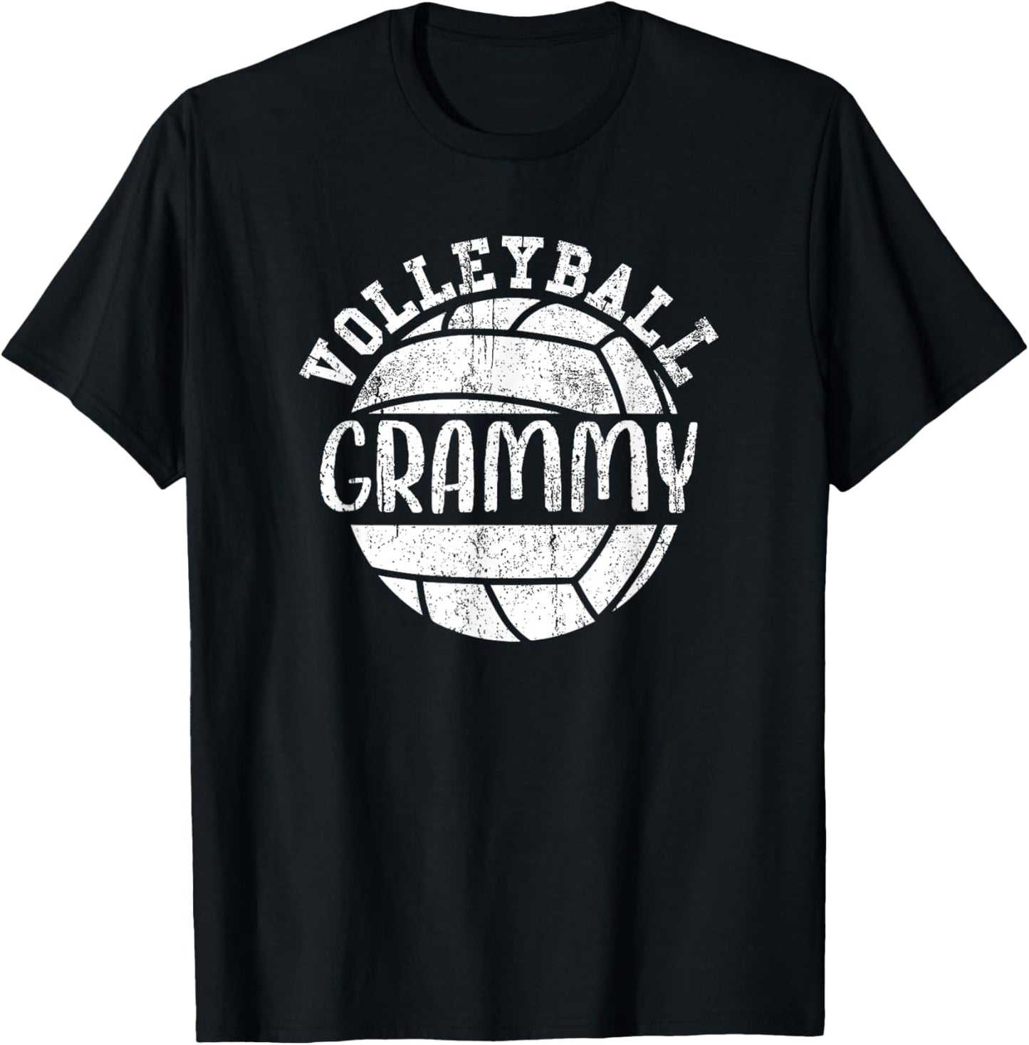 Volleyball Grammy T-Shirt - T-Shirt | Black