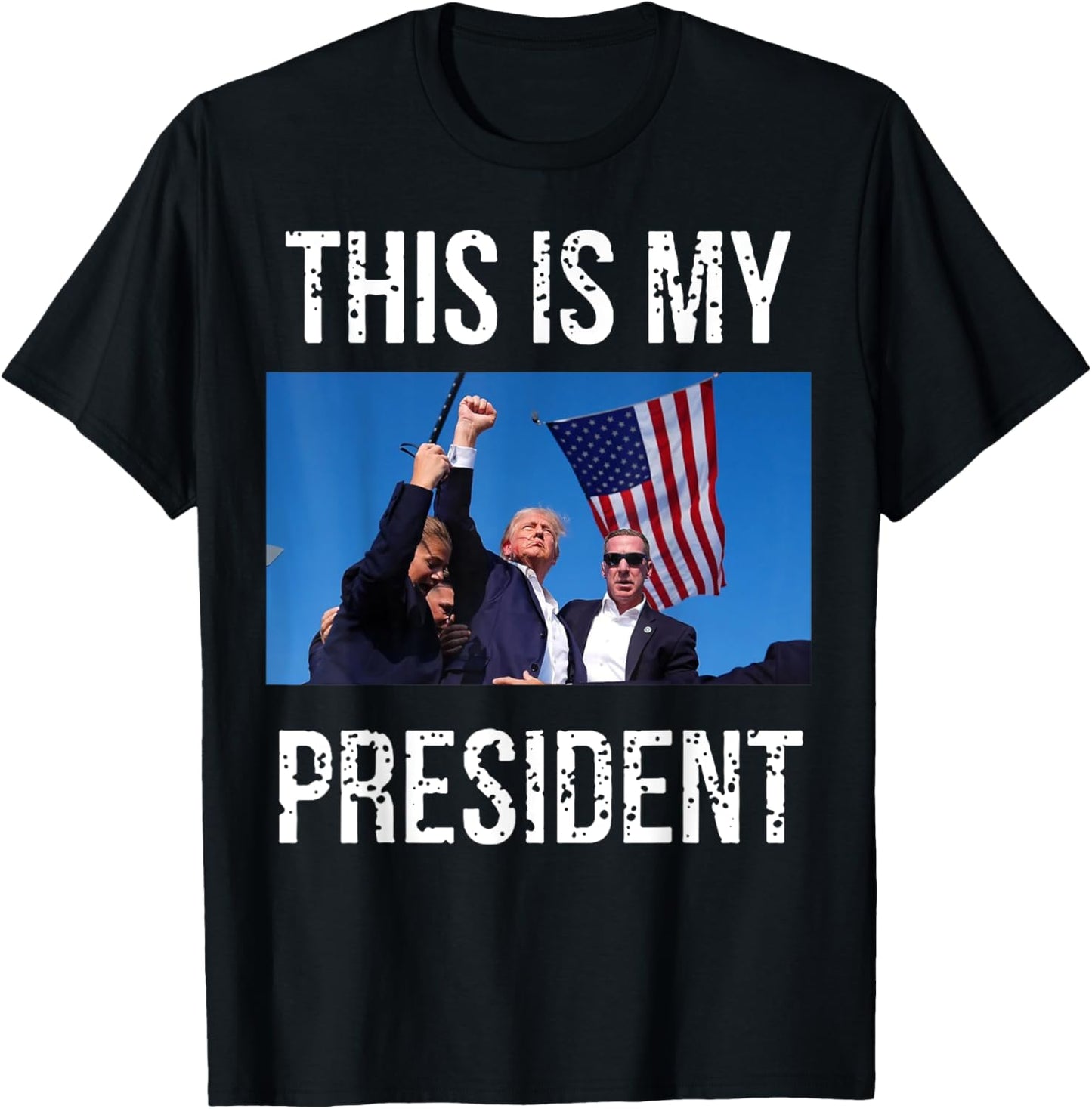 Trump 2024 This Is My President T-Shirt - T-Shirt | Black