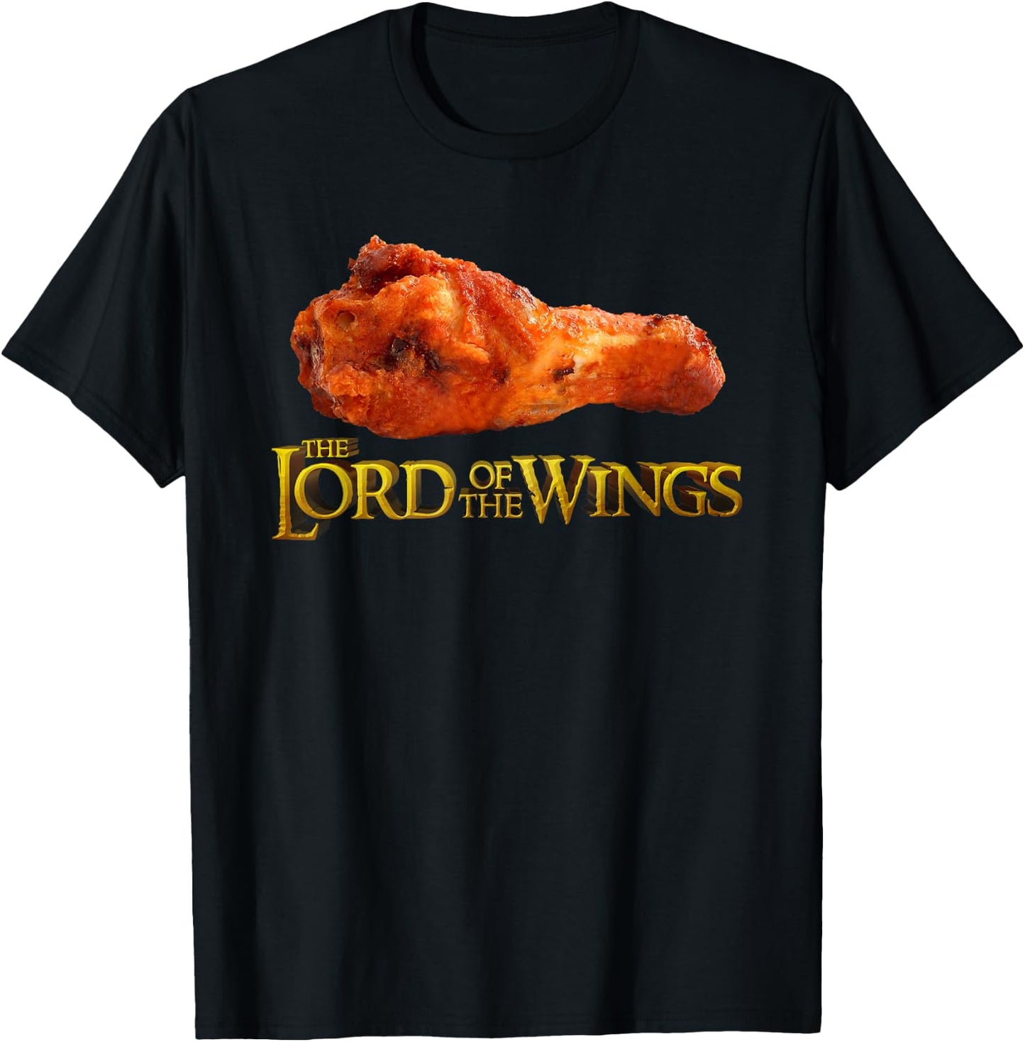 Lord of the Wings - Funny BBQ & Chef Gift T-Shirt - T-Shirt | Black