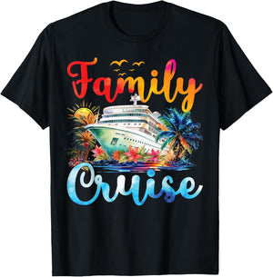 Family Cruise Ship Vacation Trip 2024 Matching Family Cruise T-Shirt - T-Shirt | Black