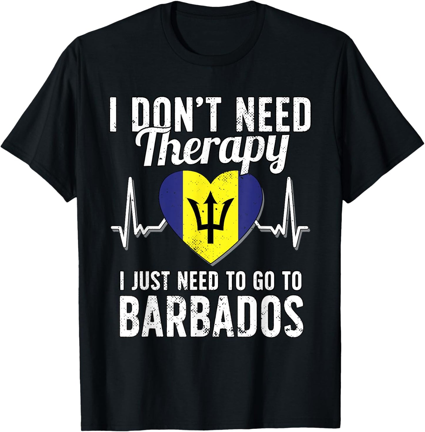 Barbados Flag I Vacation Barbados T-Shirt - T-Shirt | Black
