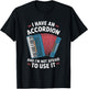 I Have An Accordion And I'm Not Afraid To Use It T-Shirt - T-Shirt | Black