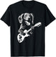 Dachshund Playing Guitar - Funny Guitar Dog T-Shirt - T-Shirt | Black