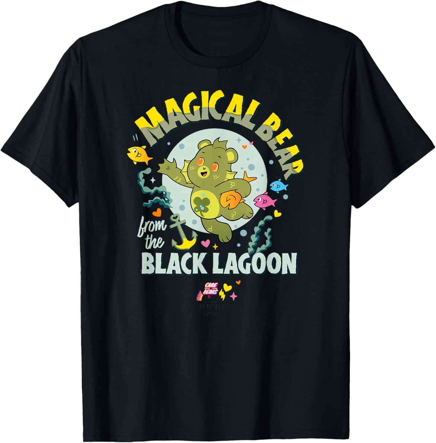 Care Bears x Universal Monsters Magical Bear Creature T-Shirt - T-Shirt | Black