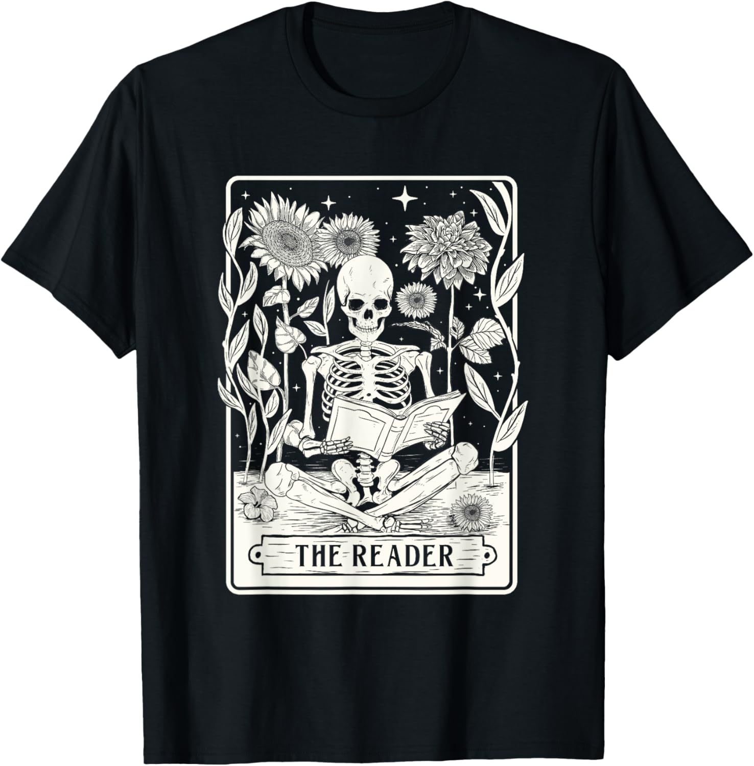 The Reader - Book Lover Reading Bookworm Reader T-Shirt - T-Shirt | Black
