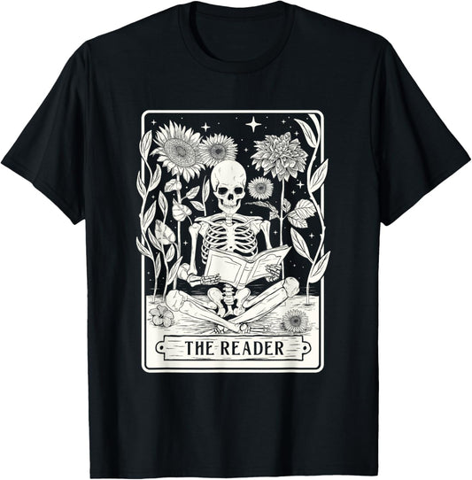 The Reader - Book Lover Reading Bookworm Reader T-Shirt - T-Shirt | Black