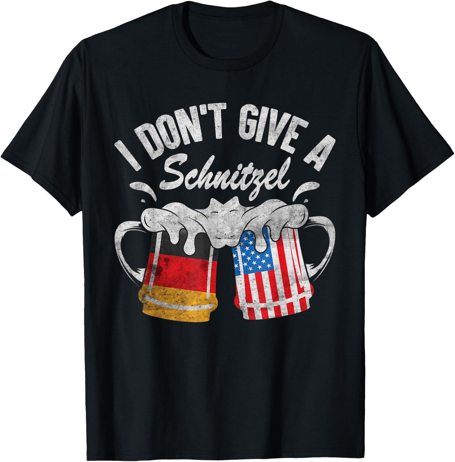 I Don't Give A Schnitzel T-Shirt - T-Shirt | Black