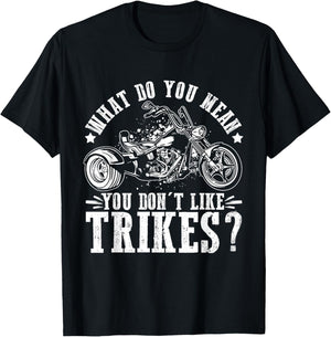 Trike for Adults Motortrike Lover Trike Motorcycles Triker T-Shirt - T-Shirt | Black