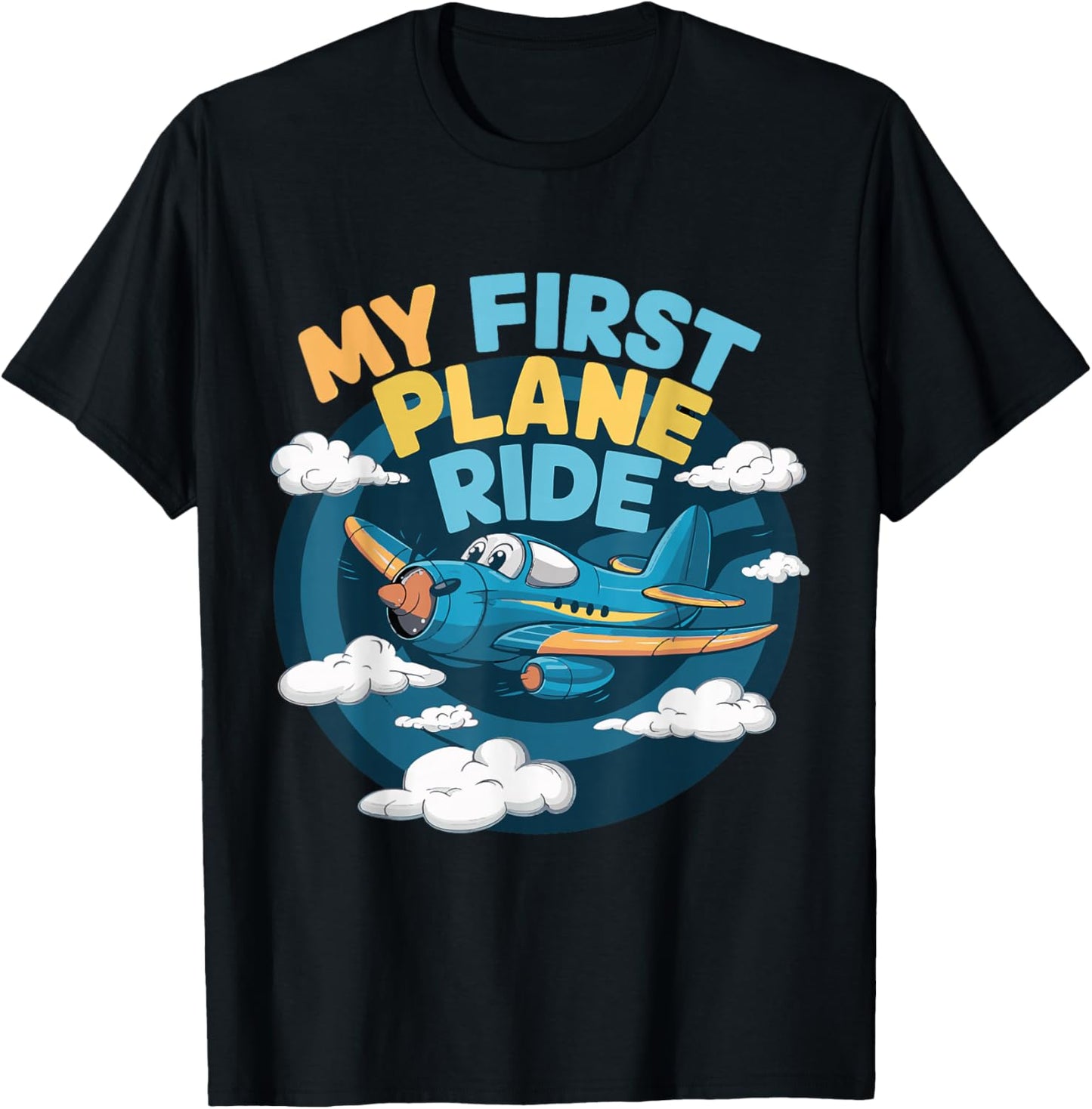 My First Plane Ride T-Shirt - T-Shirt | Black