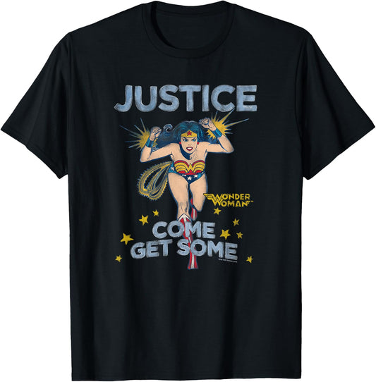 Wonder Woman Get Some T Shirt T-Shirt - T-Shirt | Black