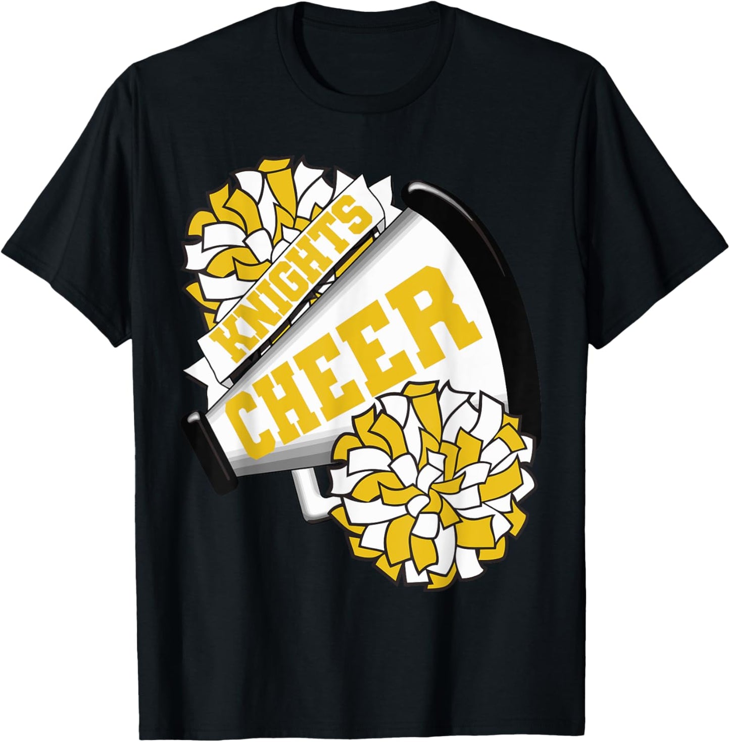 Knights Cheer Back To School Cheerleading Spirit GY T-Shirt - T-Shirt | Black