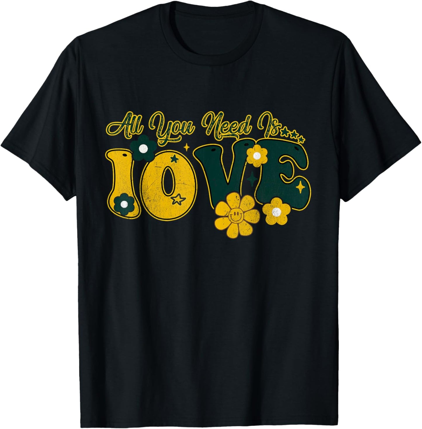 Valentine's Day All You Need Is 10ve Love Funny Men Women T-Shirt - T-Shirt | Black