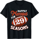 29 Years Marriage 29th anniversary Gift Football Couple T-Shirt - T-Shirt | Black