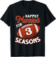 3 Years Marriage 3rd anniversary Gift Football Couple T-Shirt - T-Shirt | Black