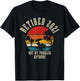 Retired 2021 Not My Problem Anymore Vintage Retirement Gift T-Shirt - T-Shirt | Black