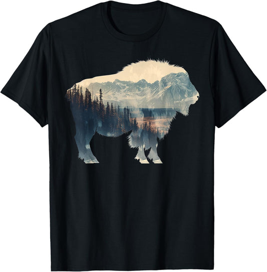 Tundra, arctic regions Muskox T-Shirt - T-Shirt | Black