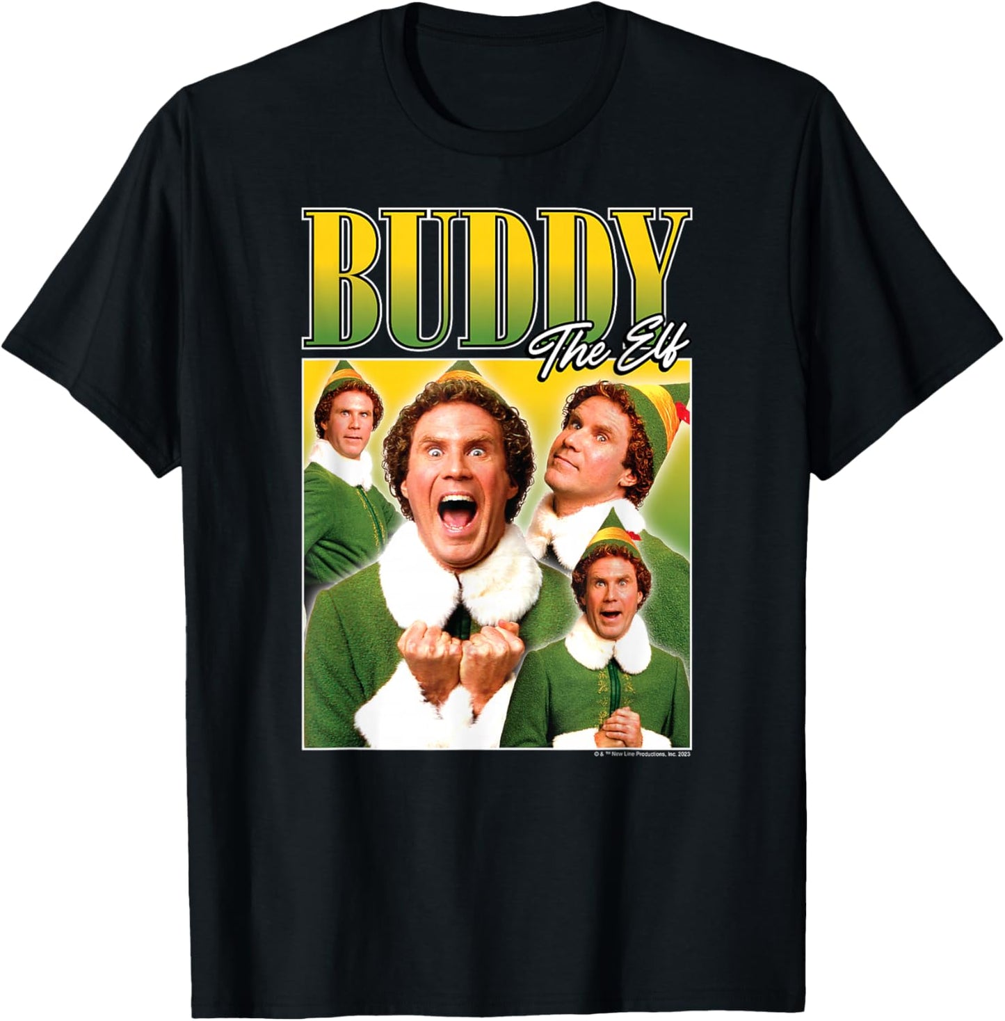 Elf - Buddy The Elf T-Shirt - T-Shirt | Black
