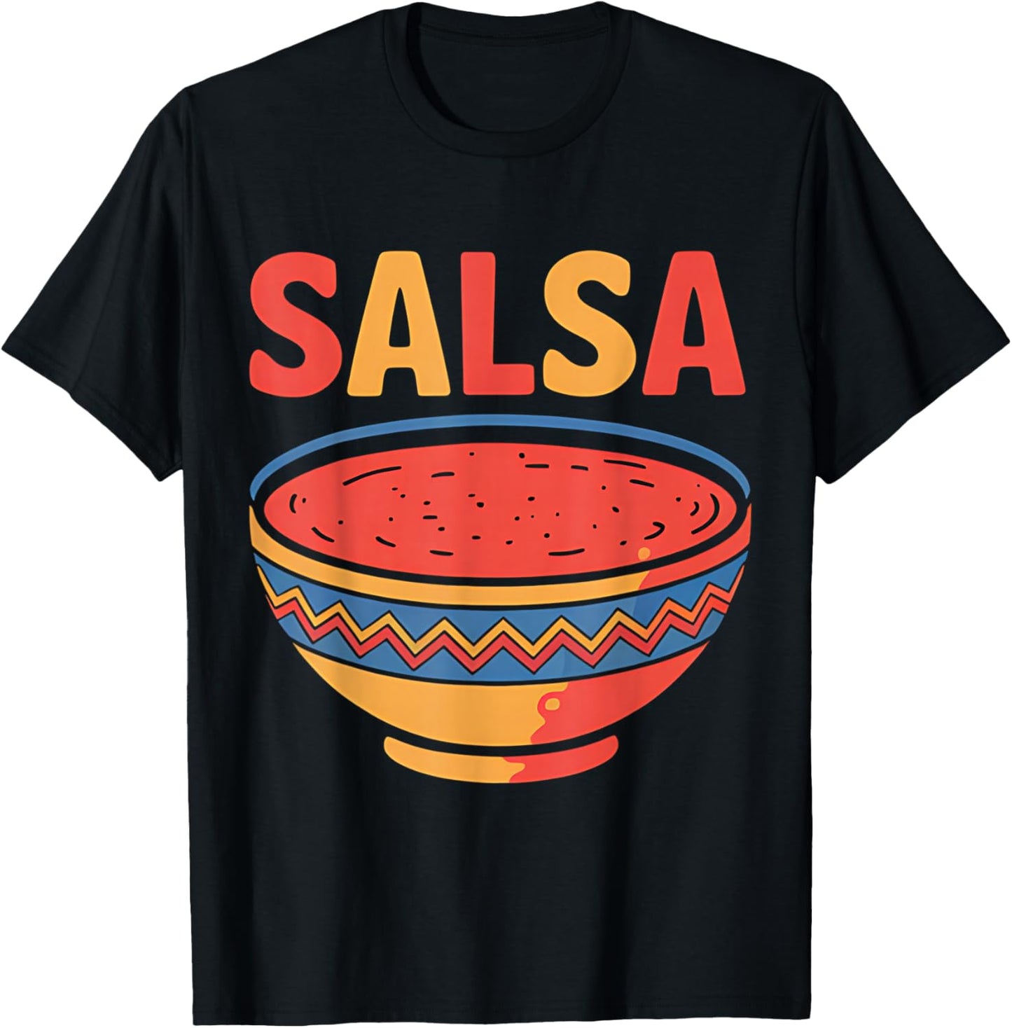 Chips and Salsa Matching Couple Cute Cinco De Mayo T-Shirt - T-Shirt | Black