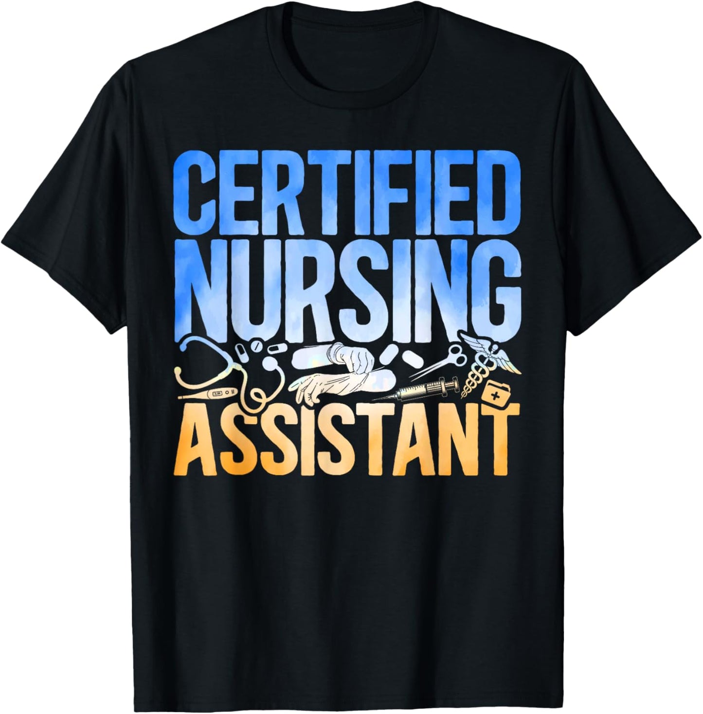 CNA Nurse Certified Nursing Assistant Certified Nursing T-Shirt - T-Shirt | Black