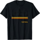 Nazare Portugal Retro Surfing T-Shirt - T-Shirt | Black