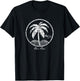 Hawaii North Shore Haleiwa Palm Tree T-Shirt - T-Shirt | Black