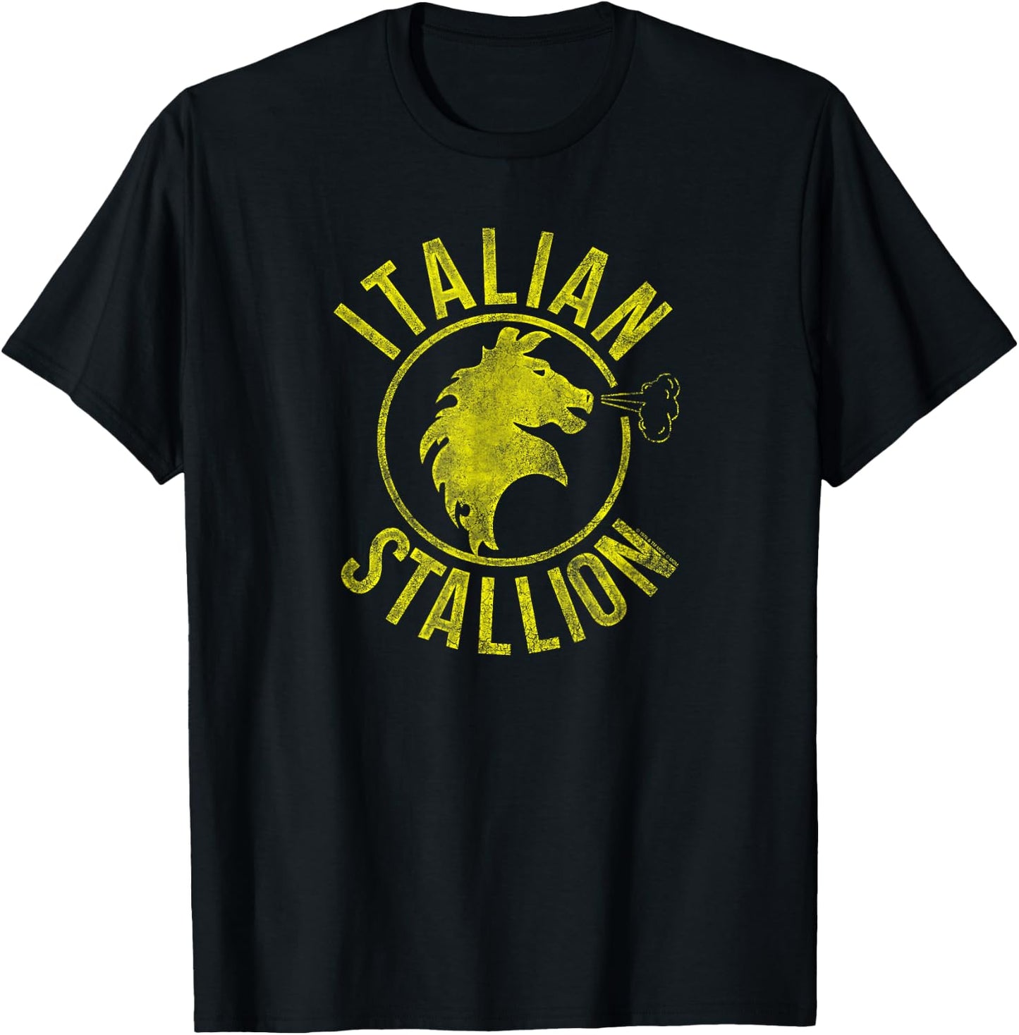 Rocky Italian Stallion Horse T-Shirt - T-Shirt | Black