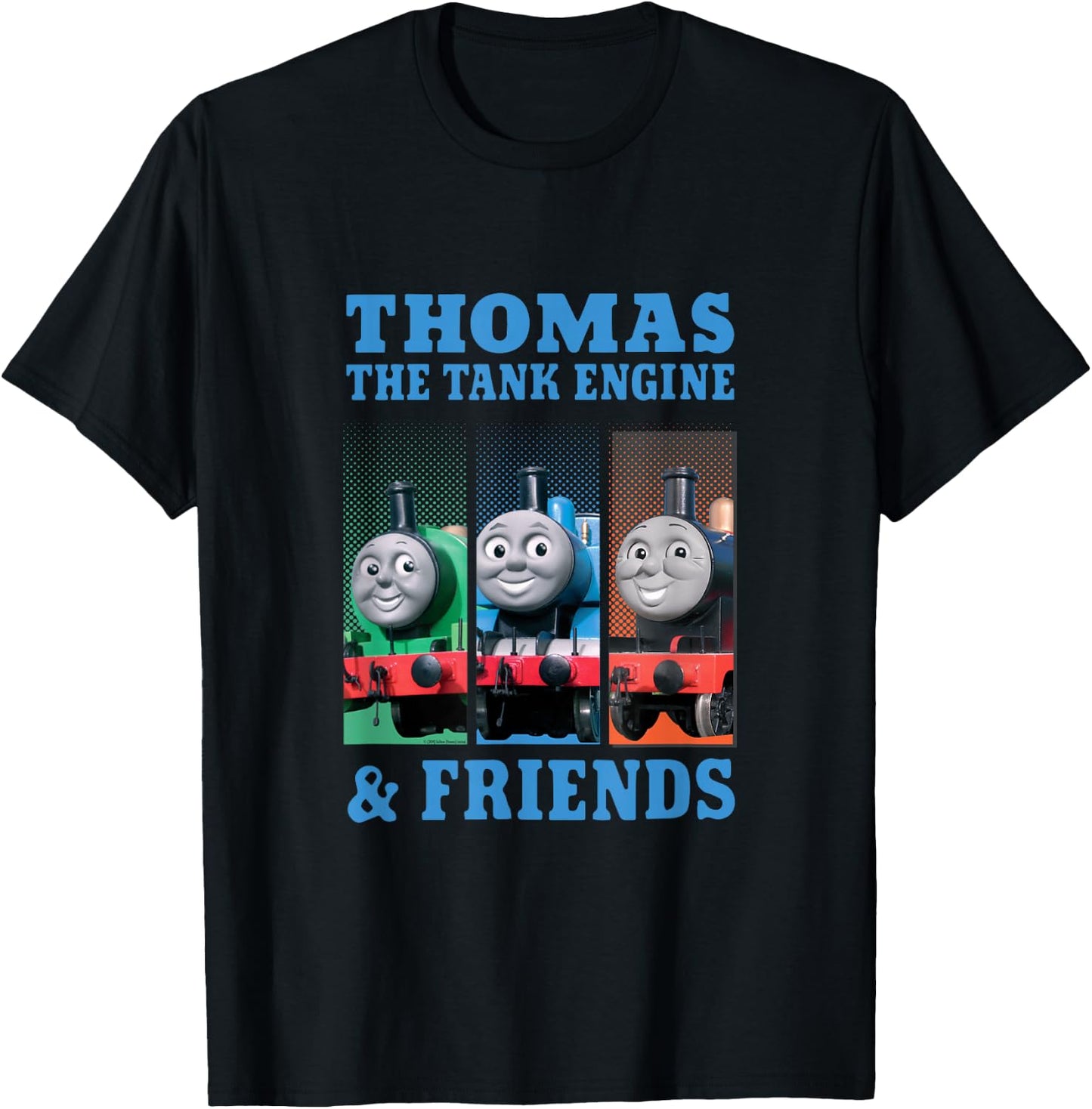 Thomas & Friends - Thomas & Friends Grid T-Shirt - T-Shirt | Black