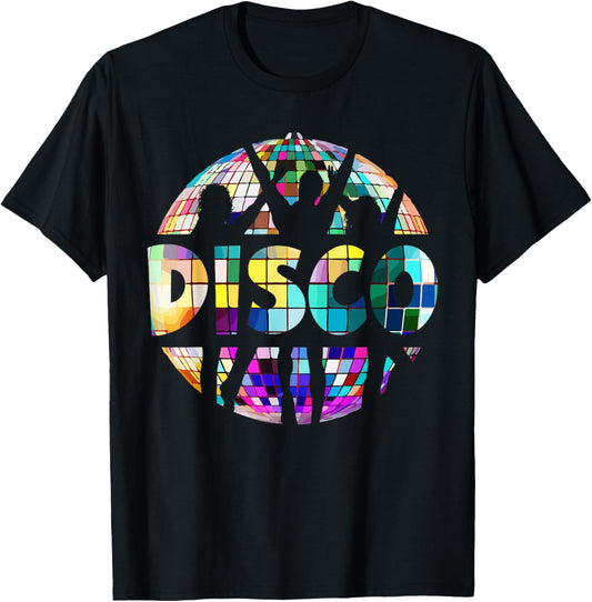 Disco Funny 70s Vintage Theme Dancing 70's Women T-Shirt - T-Shirt | Black